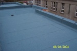 Ukázka izolace plochých střech